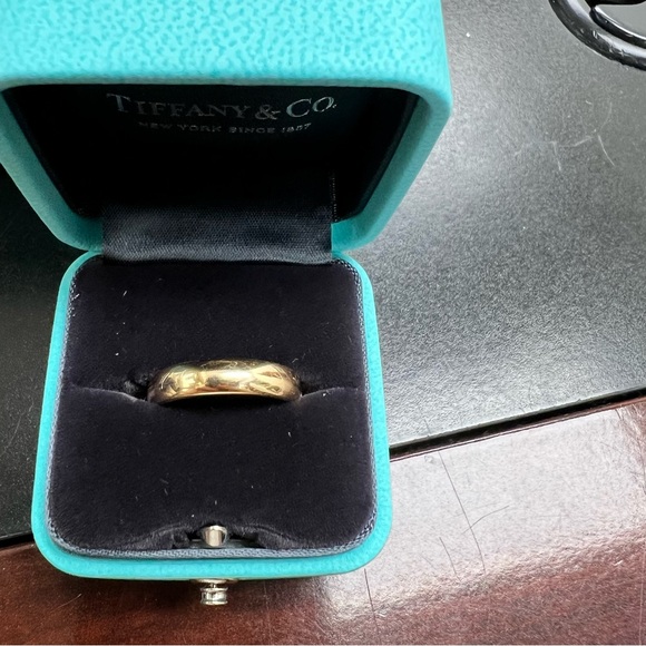 Tiffany & Co. Wedding Band Ring Rose Gold 18k - Picture 6 of 8